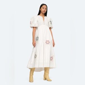 Sea New York Violette Patch Puff Sleeve